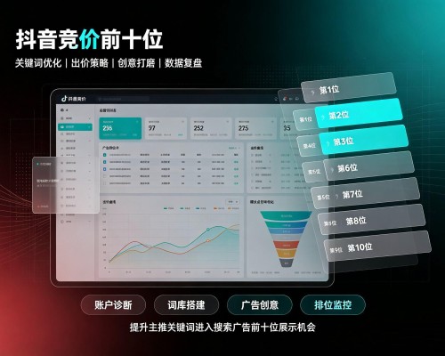 定南抖音搜索竞价